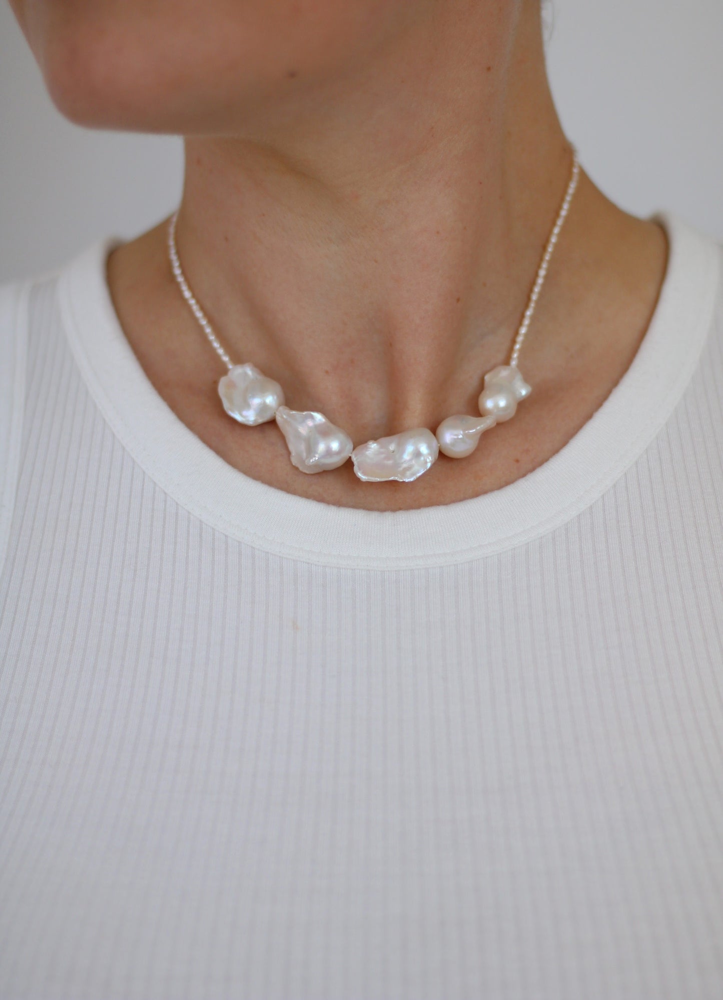 Tiny Baroque Necklace
