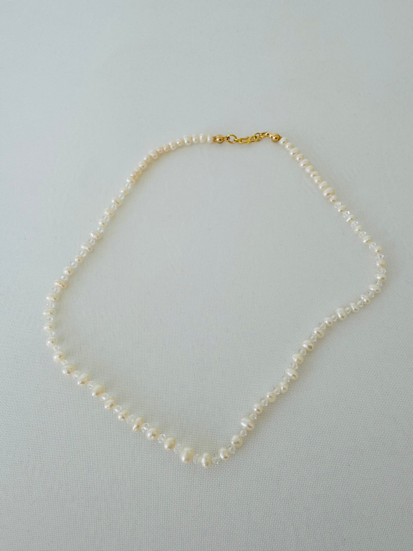 Crystal Pearl Necklace