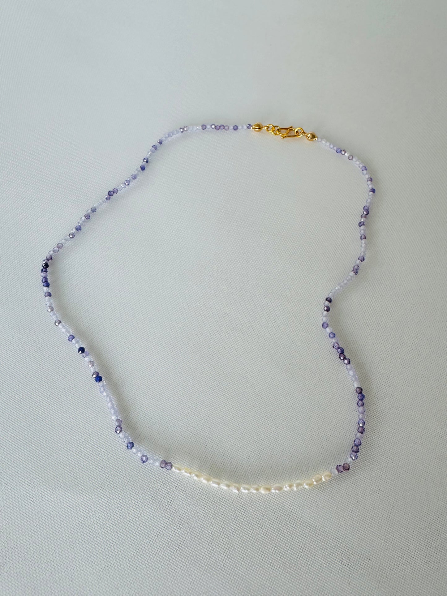 Purple Sparkling Necklace