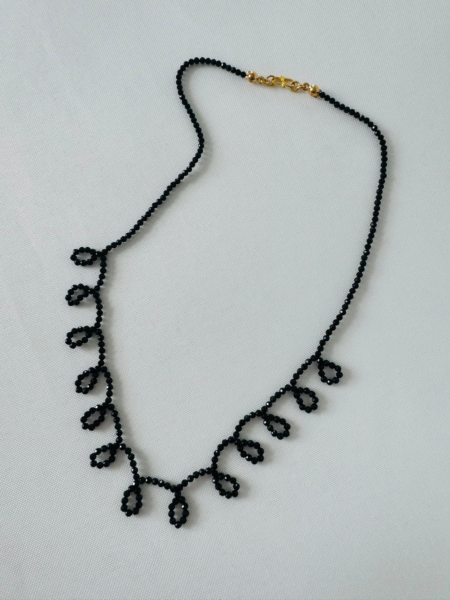 Black Drops Necklace