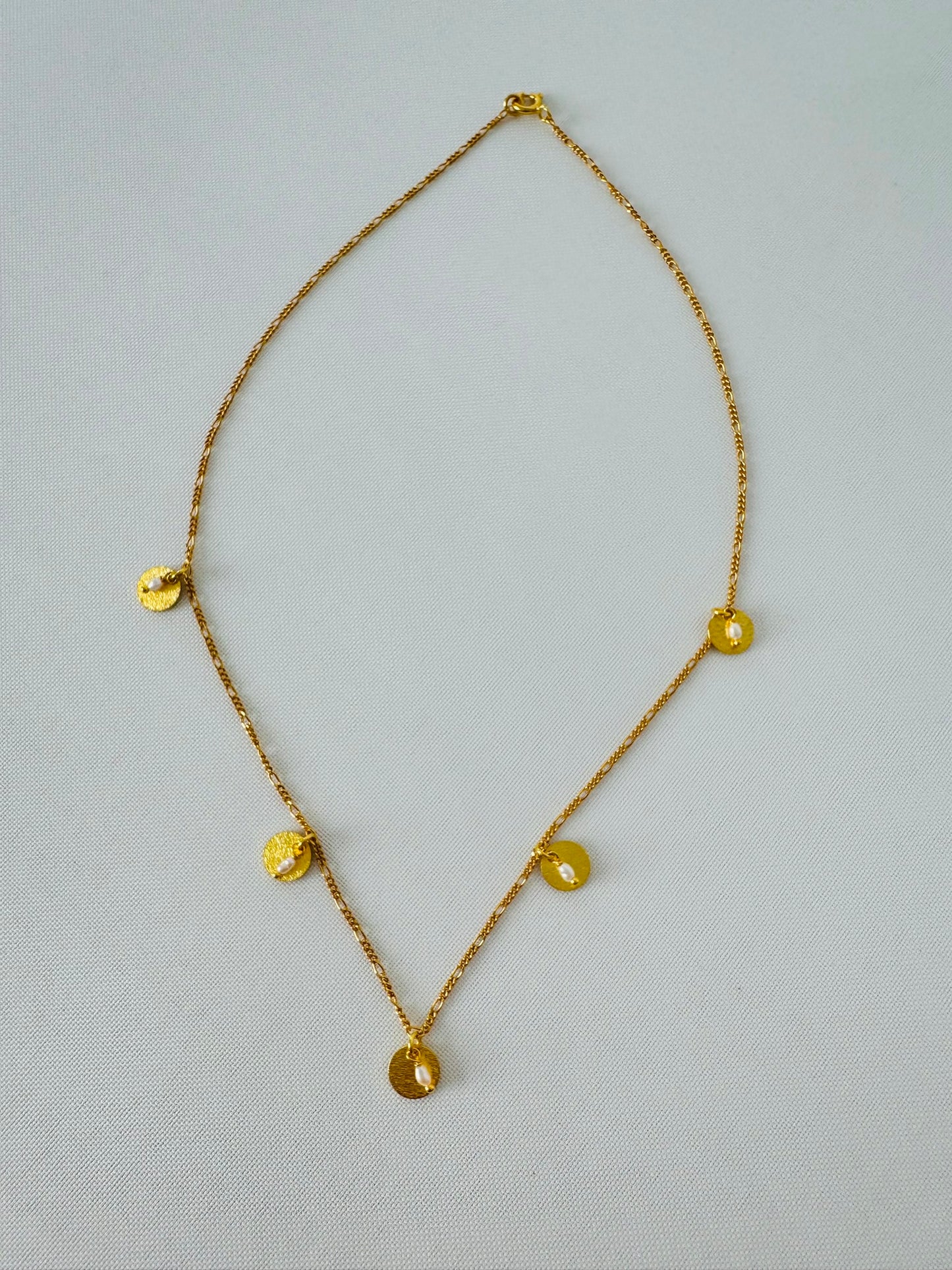Pearl Coin Necklace