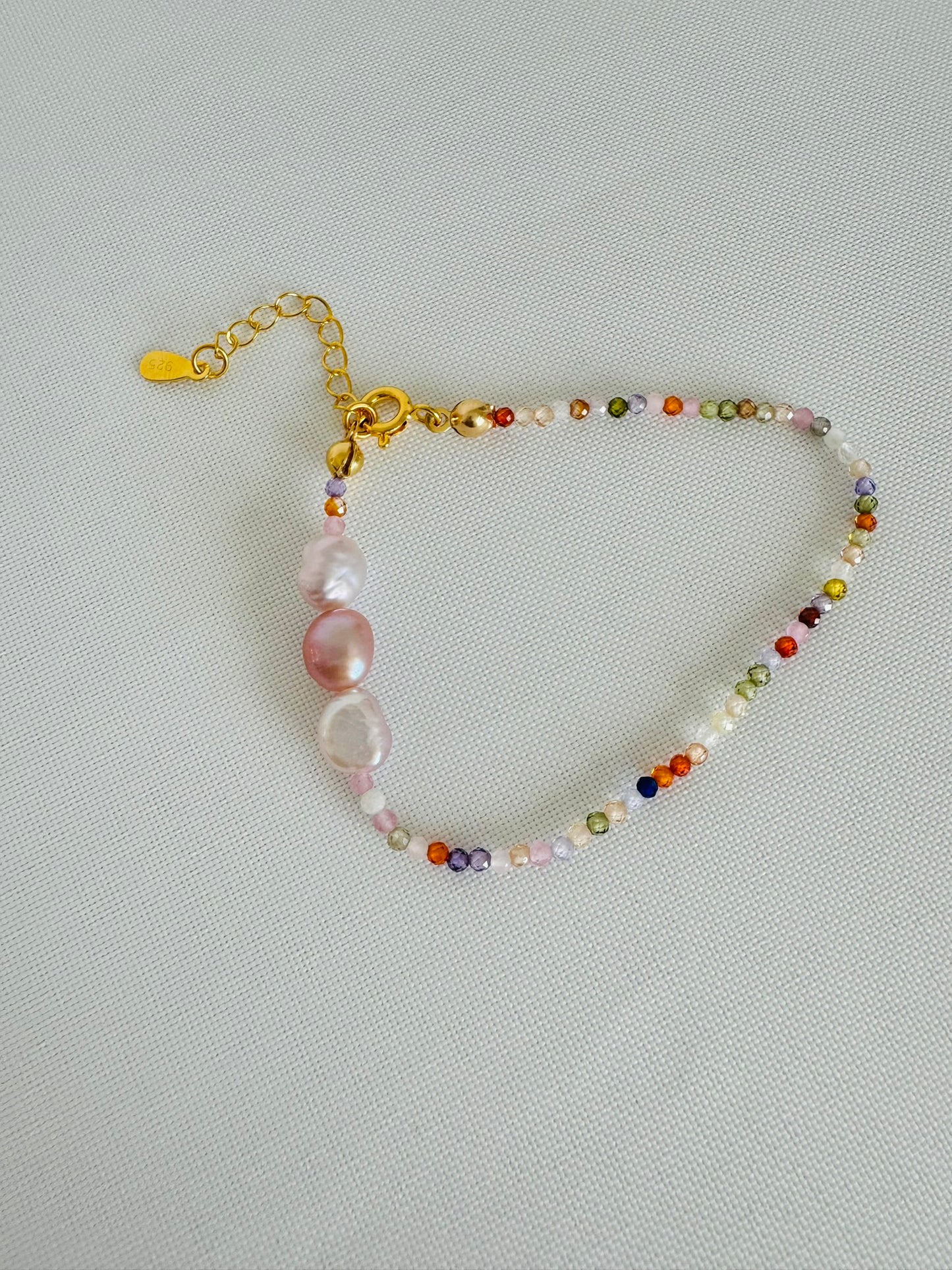 Pearly Rainbow Bracelet