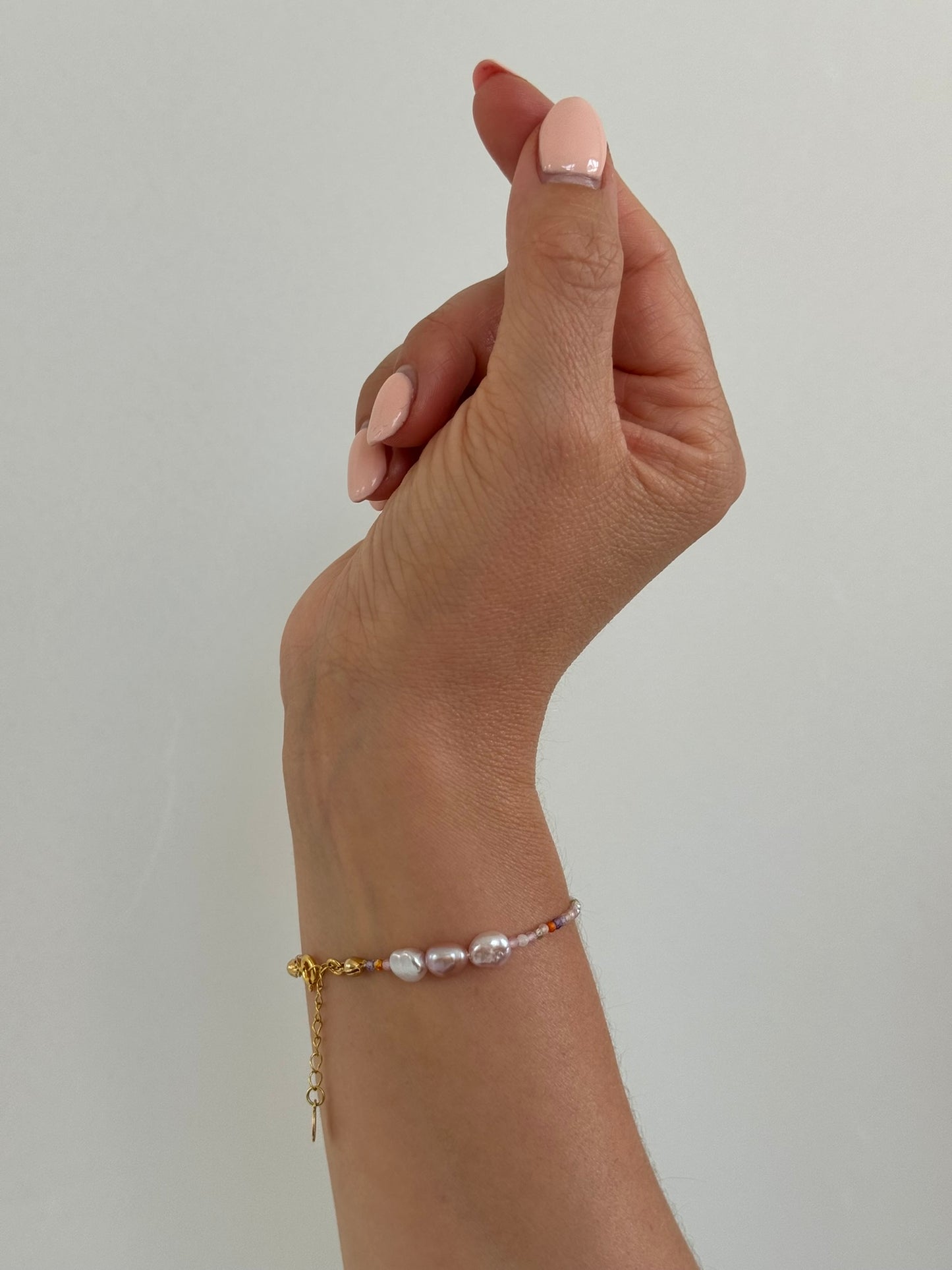 Pearly Rainbow Bracelet